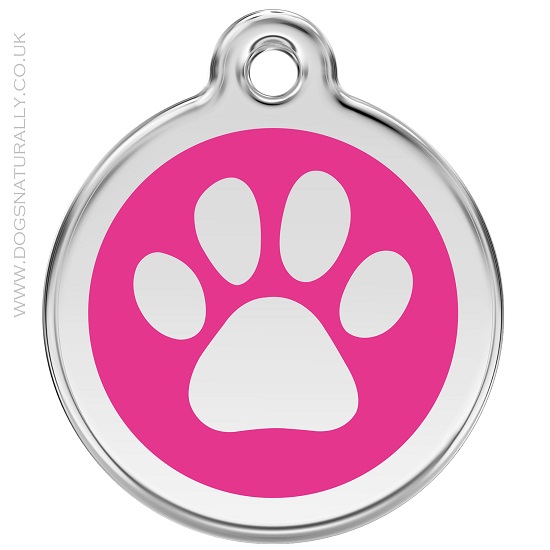 Pink Dog ID Tags